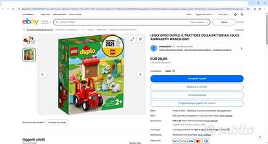 LEGO 10950 DUPLO IL TRATTORE DELLA FATTORIA