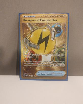 carta Pokemon recupero di energia plus