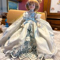 Bambola Cenerentola in porcellana  Thai Batik
