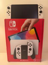 nintendo switch Oled console completa bianca