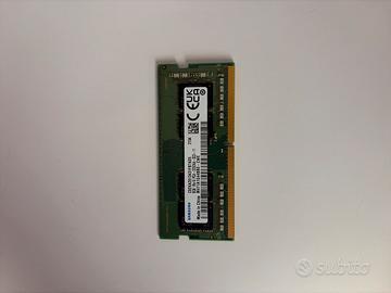 Ram Samsung 8GB per pc portatile