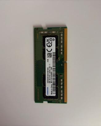Ram Samsung 8GB per pc portatile