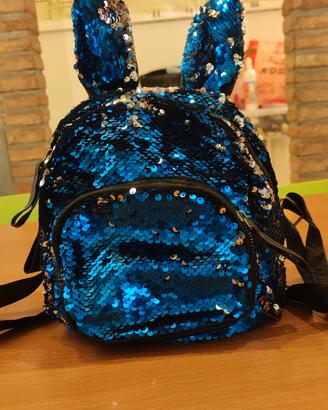 zainetto coniglietto paillettes reversibili 