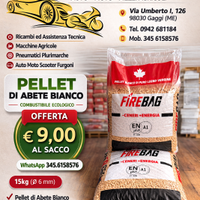 Pellet di Abete Sacco da 15 Kg euro 9
