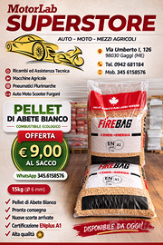 Pellet di Abete Sacco da 15 Kg euro 9