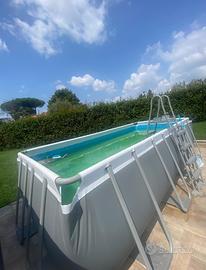 Piscina Fuori terra Acciaio Bestway 488x244x122