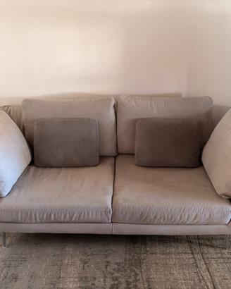 Divano PoltroneSofà Battito d'Ali 3 posti grigio
