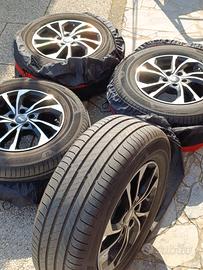 4 cerchi in lega e gomme per Jeep Renegade 