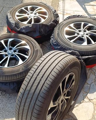 4 cerchi in lega e gomme per Jeep Renegade 