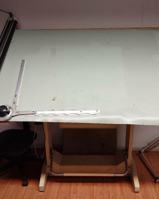 Tecnigrafo zucor - tavolo professionale e sedia 