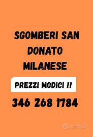 Sgomberi professionali a San Donato Milanese