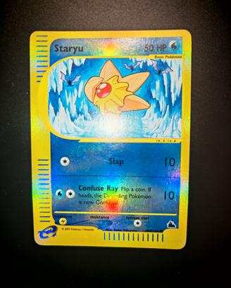 Carta Pokemon Staryu Reverse old