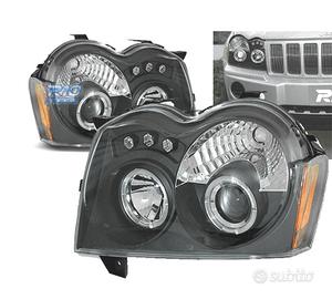 FARI OCCHI ANGEL LED JEEP GRAND CHEROKEE 05-08 NER