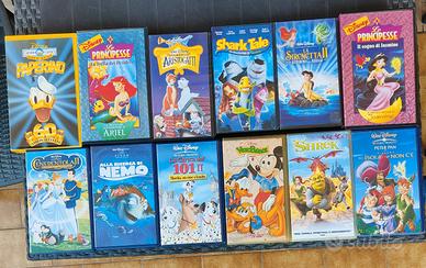 ✨ COLLEZIONE STORICA: 12 VHS Originali WALT DISNE