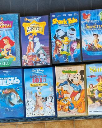 ✨ COLLEZIONE STORICA: 12 VHS Originali WALT DISNE
