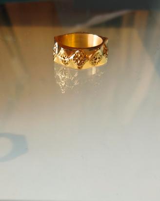 Anello Cernucci placcato in oro