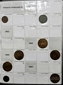 Collezione di 109 monete Regno d’Italia (3 Re) rac