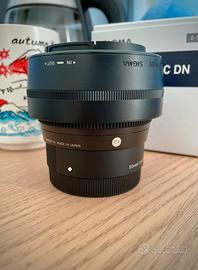 Obiettivo Sigma 56 mm f1.4 sony