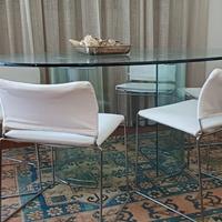 tavolo cristallo design