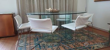 tavolo cristallo design