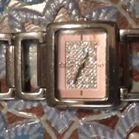 orologio donna Fossil in acciaio con brillantini 