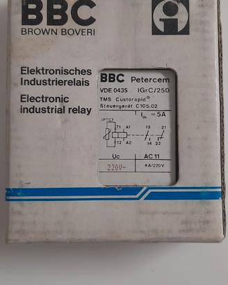 Rele' industriale BBC per PTC