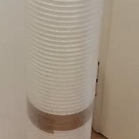 Rete plastica maglie piccole bianco