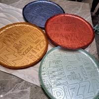 10 piatti vetro pizza