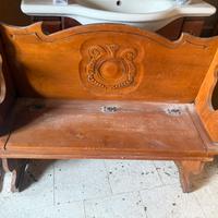 Panca legno antica