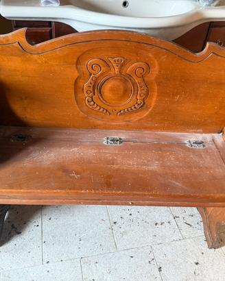 Panca legno antica