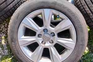 Cerchi e gomme Audi 17" 