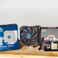 Ryzen 5 1600x e dissipatore Arctic Freezer 33CO
