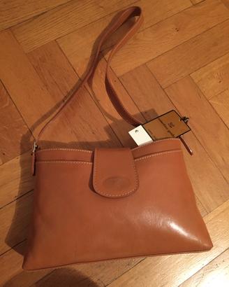 Borsa in pelle Valentino Guido marrone