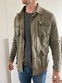 Giacca cachi uomo stile militare 12/63