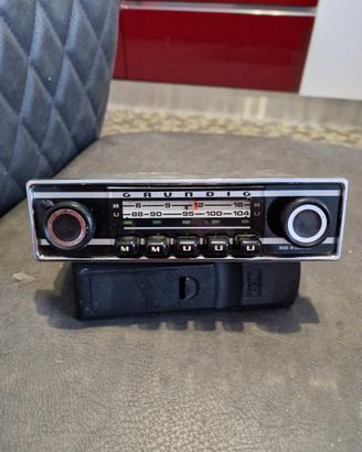 Autoradio epoca grunding FM presa iPod cromata
