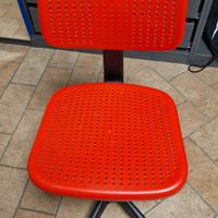 sedia girevole regolabile in altezza