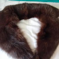collo in pelliccia volpe