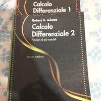 Libri Calcolo Differenziale 1 & 2 R. A. Adams - Un