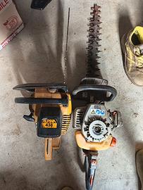 motosega taglia siepi