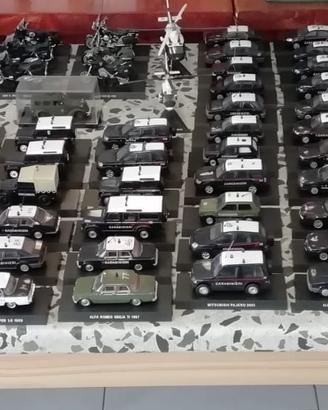 90+1 modellini mezzi Arma dei Carabinieri