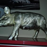 soprammobile salvadanaio maiale oro