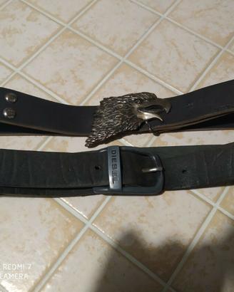 Cinture in pelle Diesel e Energie