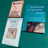 Lotto n. 3 libri Epicuro