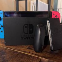 Nintendo Switch con dock, scatola, pro controller