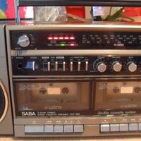 SABA RCP 680 Radio Cassette Stereo Portatile 1984
