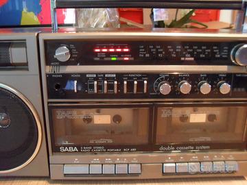SABA RCP 680 Radio Cassette Stereo Portatile 1984