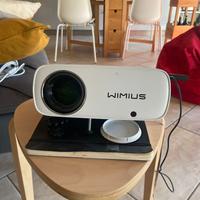 Proiettore Portatile con Zoom Keystone WiMiUS