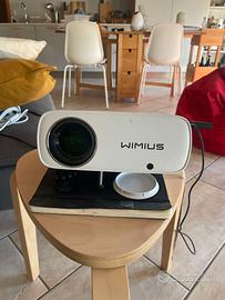 Proiettore Portatile con Zoom Keystone WiMiUS