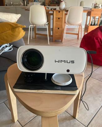 Proiettore Portatile con Zoom Keystone WiMiUS