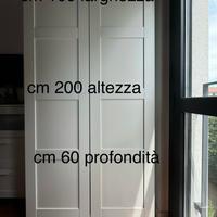 Armadio IKEA Pax con ante Bergsbo